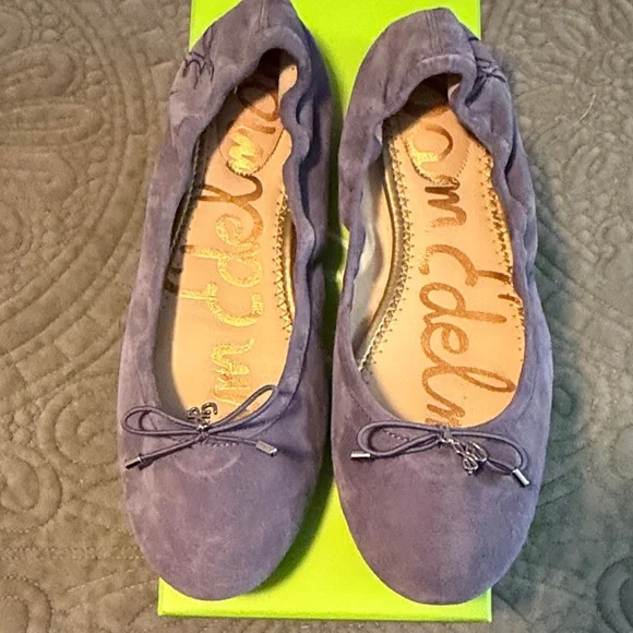 Sam Edelman Women's Purple Suede Flats - Picture 4 of 9
